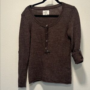 H&M Brown Wool Blend Sweater